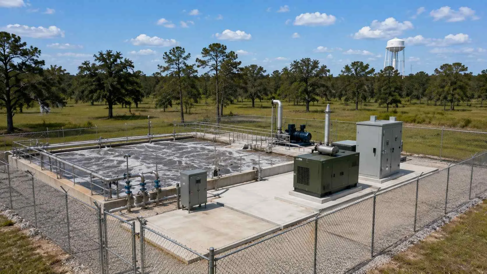 Private wastewater treatment plant as CCN alternative strategy for West Houston development.