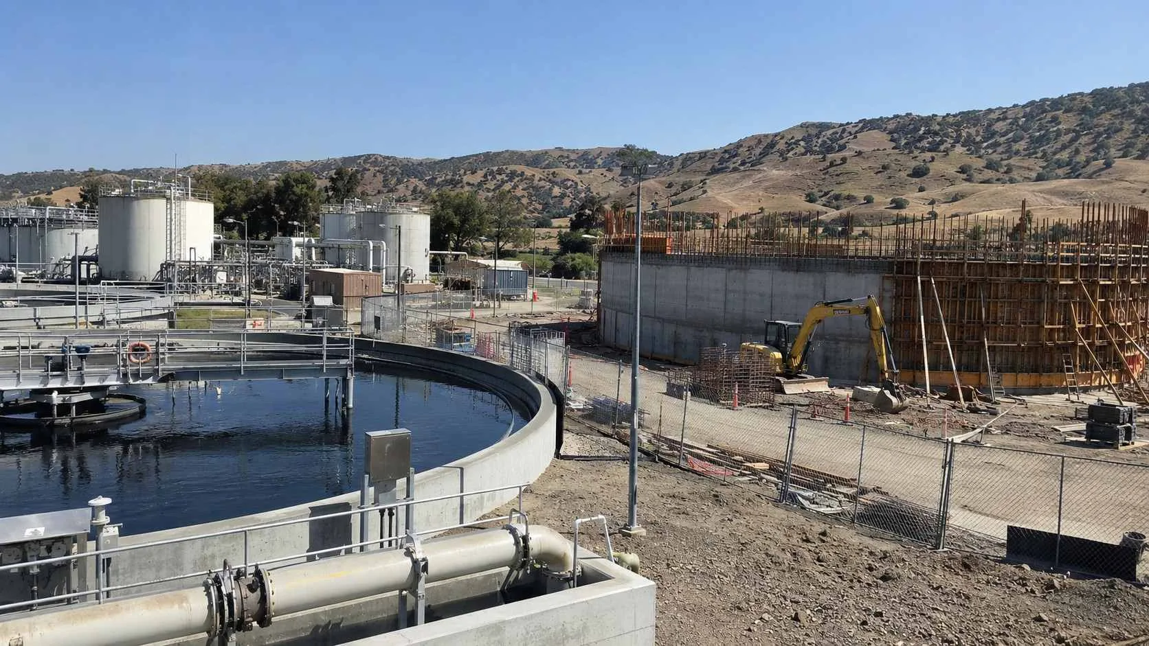 POTW treatment plant capacity expansion under construction
